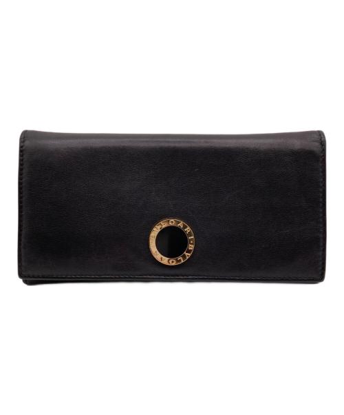 BVLGARI（ブルガリ）BVLGARI (ブルガリ) コローレ 長財布 ブラックの古着・服飾アイテム