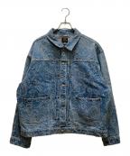 ）の古着「コラボペイズリーデザインデニムジャケット」｜インディゴ