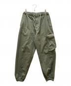 MIHARA YASUHIROミハラヤスヒロ）の古着「Heavy Canvas Jogger Pants」｜グリーン