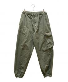 MIHARA YASUHIRO（ミハラヤスヒロ）の古着「Heavy Canvas Jogger Pants」｜グリーン
