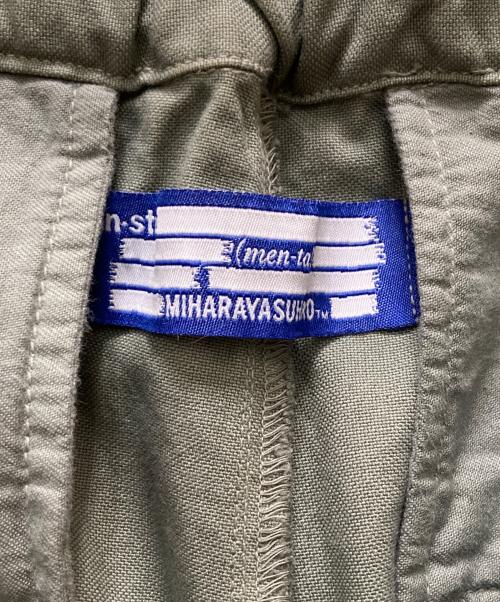 MIHARA YASUHIRO（ミハラヤスヒロ）MIHARA YASUHIRO (ミハラヤスヒロ) Heavy Canvas Jogger Pants グリーン サイズ:44の古着・服飾アイテム