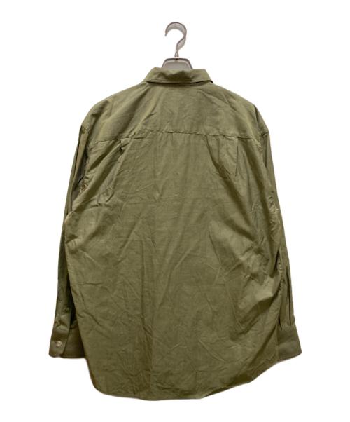 AURALEE（オーラリー）AURALEE (オーラリー) FINX OX CHAMBRAY SHIRTS グリーン サイズ:３の古着・服飾アイテム