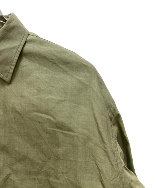 AURALEE（オーラリー）AURALEE (オーラリー) FINX OX CHAMBRAY SHIRTS グリーン サイズ:３の古着・服飾アイテム
