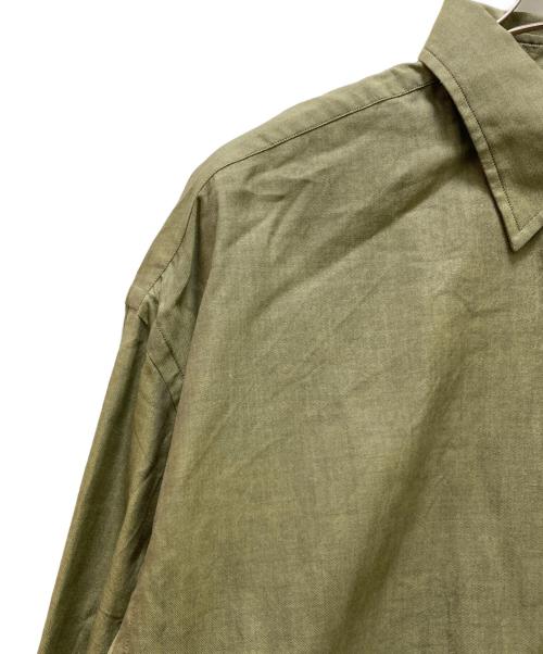 AURALEE（オーラリー）AURALEE (オーラリー) FINX OX CHAMBRAY SHIRTS グリーン サイズ:３の古着・服飾アイテム