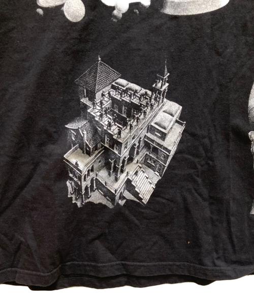 SUPREME（シュプリーム）Supreme (シュプリーム) マウリッツ エッシャー コラージュ Tシャツ ブラック サイズ:Lの古着・服飾アイテム