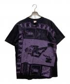 SUPREMEシュプリーム）の古着「グラフィックTシャツ」｜ブラック×パープル