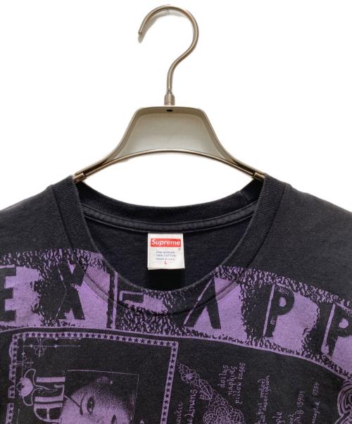 SUPREME（シュプリーム）Supreme (シュプリーム) グラフィックTシャツ ブラック×パープル サイズ:Lの古着・服飾アイテム