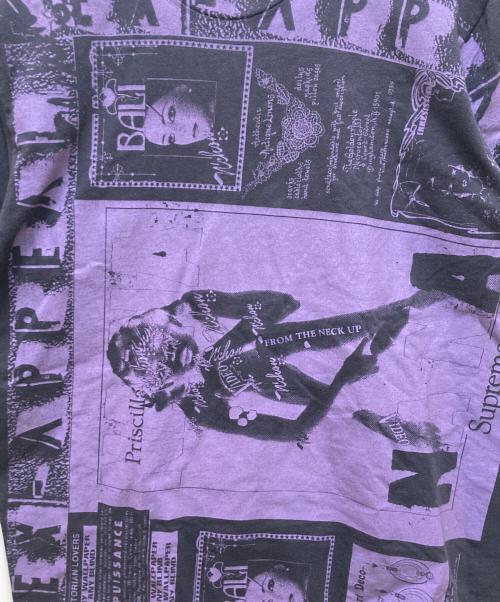 SUPREME（シュプリーム）Supreme (シュプリーム) グラフィックTシャツ ブラック×パープル サイズ:Lの古着・服飾アイテム