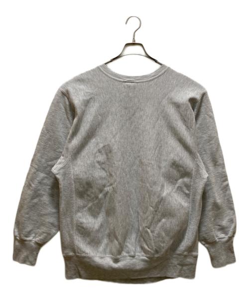 Champion REVERSE WEAVE（チャンピオン リバース ウィーブ）Champion REVERSE WEAVE (チャンピオン リバース ウィーブ) ロゴプリントリバースウィーブスウェット グレー サイズ:ＸＬの古着・服飾アイテム