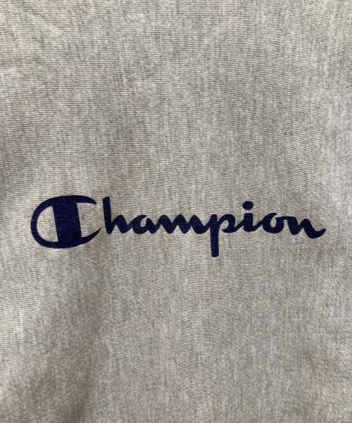 Champion REVERSE WEAVE（チャンピオン リバース ウィーブ）Champion REVERSE WEAVE (チャンピオン リバース ウィーブ) ロゴプリントリバースウィーブスウェット グレー サイズ:ＸＬの古着・服飾アイテム
