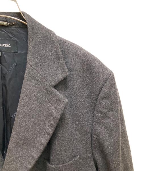 VERSACE CLASSIC（ヴェルサーチクラシック）VERSACE CLASSIC (ヴェルサーチクラシック) カシミヤ混ロングチェスターコート グレー サイズ:54の古着・服飾アイテム