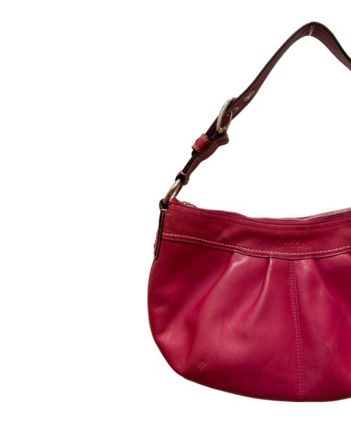COACH（コーチ）COACH (コーチ) エルゴ レザーワンショルダーバッグ ピンクの古着・服飾アイテム