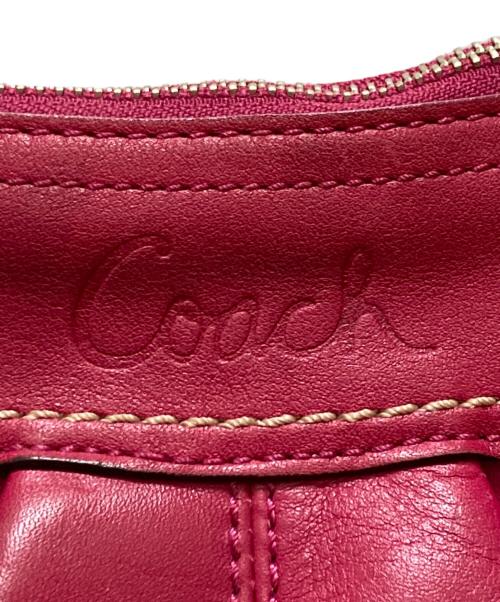 COACH（コーチ）COACH (コーチ) エルゴ レザーワンショルダーバッグ ピンクの古着・服飾アイテム
