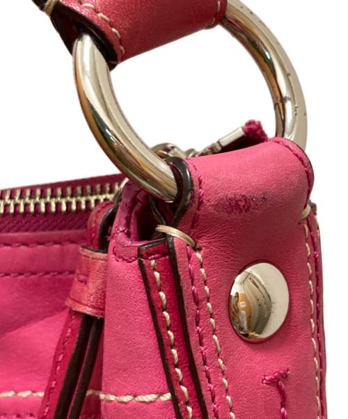 COACH（コーチ）COACH (コーチ) エルゴ レザーワンショルダーバッグ ピンクの古着・服飾アイテム