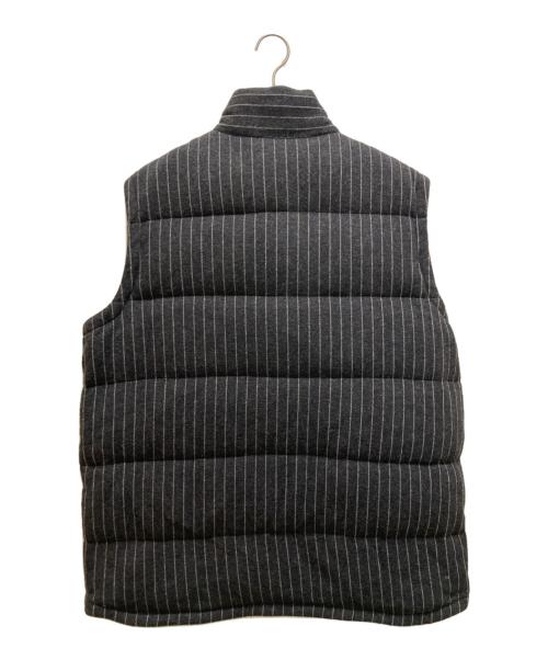 Patagonia（パタゴニア）Patagonia (パタゴニア) キルトアゲイン ストライプダウンベスト ブラック サイズ:xxlの古着・服飾アイテム