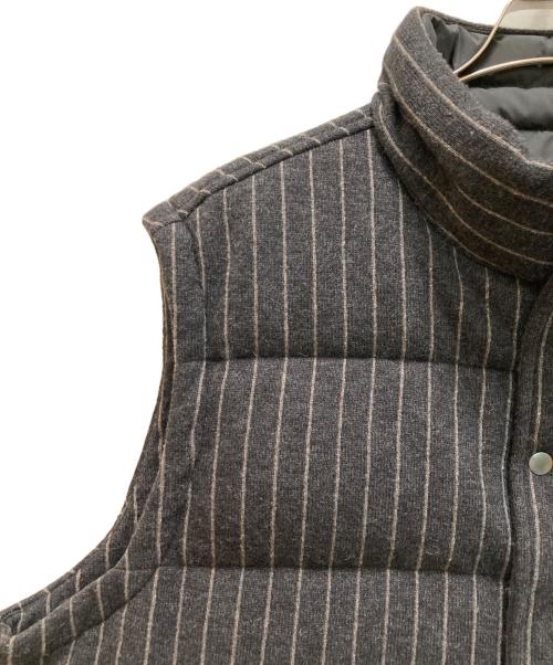 Patagonia（パタゴニア）Patagonia (パタゴニア) キルトアゲイン ストライプダウンベスト ブラック サイズ:xxlの古着・服飾アイテム