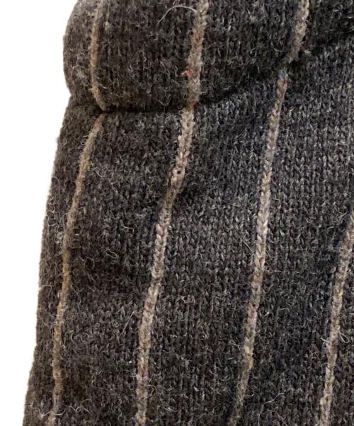 Patagonia（パタゴニア）Patagonia (パタゴニア) キルトアゲイン ストライプダウンベスト ブラック サイズ:xxlの古着・服飾アイテム