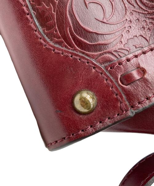 ANNA SUI（アナスイ）ANNA SUI (アナスイ) がま口2WAYショルダーバッグ ワインレッドの古着・服飾アイテム