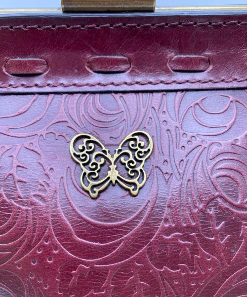 ANNA SUI（アナスイ）ANNA SUI (アナスイ) がま口2WAYショルダーバッグ ワインレッドの古着・服飾アイテム