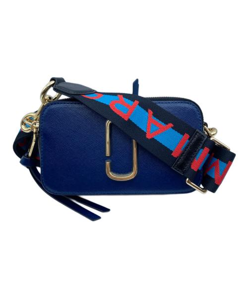MARC JACOBS（マークジェイコブス）MARC JACOBS (マークジェイコブス) スナップショットカメラバッグ ブルー×ブラックの古着・服飾アイテム