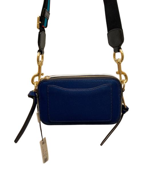 MARC JACOBS（マークジェイコブス）MARC JACOBS (マークジェイコブス) スナップショットカメラバッグ ブルー×ブラックの古着・服飾アイテム