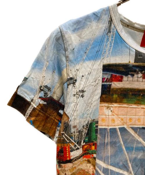 Vivienne Westwood RED LABEL（ヴィヴィアンウエストウッドレッドレーベル）Vivienne Westwood RED LABEL (ヴィヴィアンウエストウッドレッドレーベル) グラフィックプリントTシャツ ブルー サイズ:０２の古着・服飾アイテム