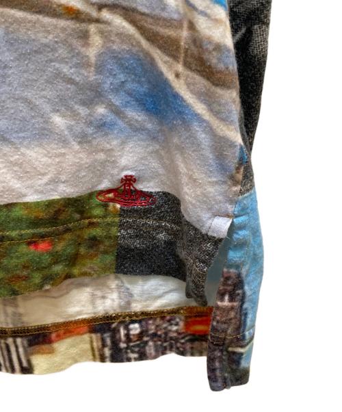 Vivienne Westwood RED LABEL（ヴィヴィアンウエストウッドレッドレーベル）Vivienne Westwood RED LABEL (ヴィヴィアンウエストウッドレッドレーベル) グラフィックプリントTシャツ ブルー サイズ:０２の古着・服飾アイテム