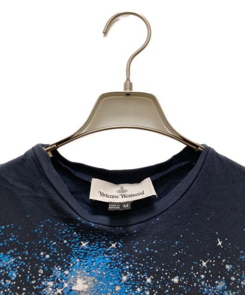 Vivienne Westwood（ヴィヴィアンウエストウッド）Vivienne Westwood (ヴィヴィアンウエストウッド) ミルキーウェイTシャツ ネイビー サイズ:２の古着・服飾アイテム