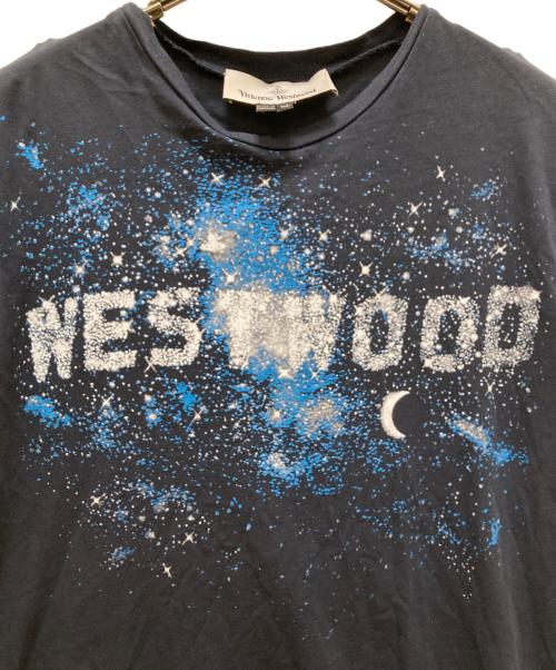 Vivienne Westwood（ヴィヴィアンウエストウッド）Vivienne Westwood (ヴィヴィアンウエストウッド) ミルキーウェイTシャツ ネイビー サイズ:２の古着・服飾アイテム