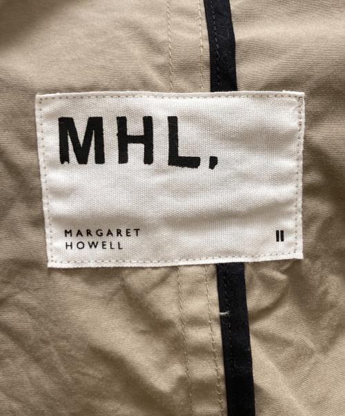 MHL（マーガレットハウエル）MHL (マーガレットハウエル) コットンポプリン ワークステンカラーコート ベージュ サイズ:2の古着・服飾アイテム
