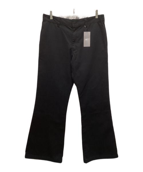 Dickies（ディッキーズ）Dickies (ディッキーズ) BEAMS (ビームス) FUTURE ARCHIVE (フューチャー アーカイブ) 別注 バギーフレアパンツ ブラック サイズ:XL 未使用品の古着・服飾アイテム