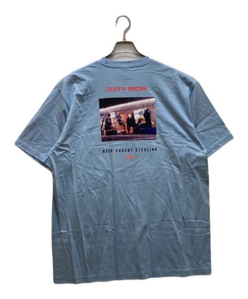 SUPREME（シュプリーム）Supreme (シュプリーム) Jane's Addiction (ジェーンズ・アディクション) スティーリング Tシャツ ブルー サイズ:XLの古着・服飾アイテム