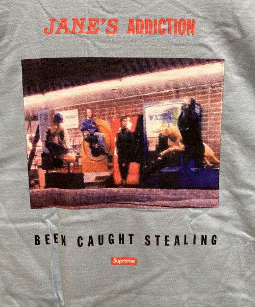 SUPREME（シュプリーム）Supreme (シュプリーム) Jane's Addiction (ジェーンズ・アディクション) スティーリング Tシャツ ブルー サイズ:XLの古着・服飾アイテム