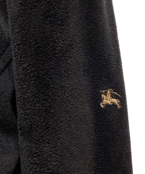 BURBERRY BLACK LABEL（バーバリーブラックレーベル）BURBERRY BLACK LABEL (バーバリーブラックレーベル) 裏ノバチェック スェードシングルライダースジャケット ブラック サイズ:Ｍの古着・服飾アイテム