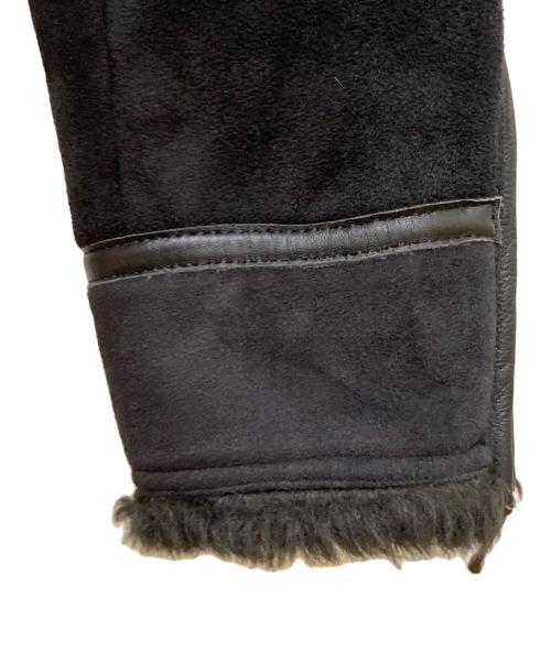 BURBERRY BLACK LABEL（バーバリーブラックレーベル）BURBERRY BLACK LABEL (バーバリーブラックレーベル) 裏ノバチェック スェードシングルライダースジャケット ブラック サイズ:Ｍの古着・服飾アイテム