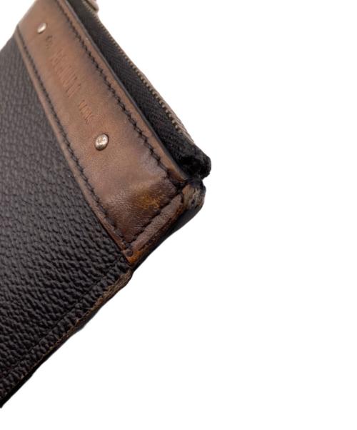 Berluti（ベルルッティ）Berluti (ベルルッティ) トゥルネ コイン&パスケース ブラック×ブラウンの古着・服飾アイテム