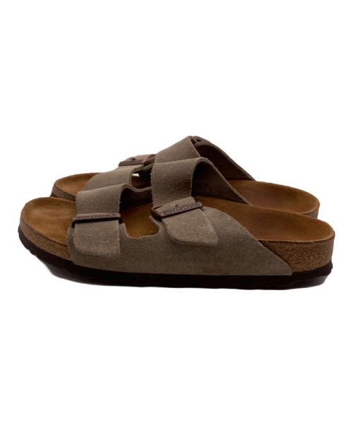 BIRKENSTOCK（ビルケンシュトック）BIRKENSTOCK (ビルケンシュトック) アリゾナスウェード サンダル ベージュ サイズ:37の古着・服飾アイテム