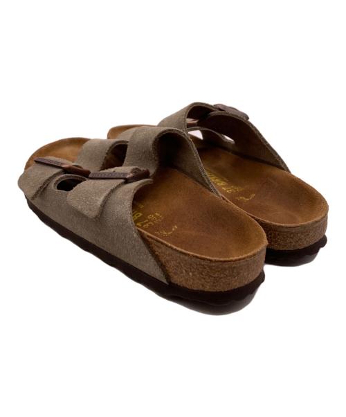 BIRKENSTOCK（ビルケンシュトック）BIRKENSTOCK (ビルケンシュトック) アリゾナスウェード サンダル ベージュ サイズ:37の古着・服飾アイテム