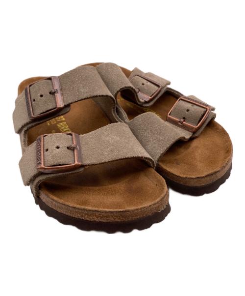 BIRKENSTOCK（ビルケンシュトック）BIRKENSTOCK (ビルケンシュトック) アリゾナスウェード サンダル ベージュ サイズ:37の古着・服飾アイテム