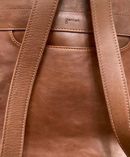 genten（ゲンテン）genten (ゲンテン) アヴィラ・ヌオーバ レザーリュック ブラウンの古着・服飾アイテム