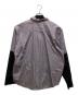 BALENCIAGA (バレンシアガ) ストライプシャツドッキングカットソー ネイビー サイズ:1：25000円