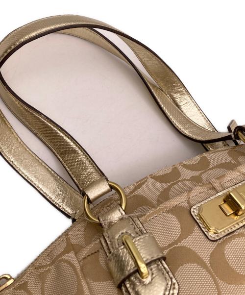 COACH（コーチ）COACH (コーチ) チェルシー トートバッグ ベージュの古着・服飾アイテム