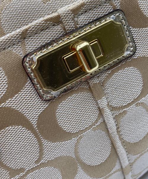 COACH（コーチ）COACH (コーチ) チェルシー トートバッグ ベージュの古着・服飾アイテム