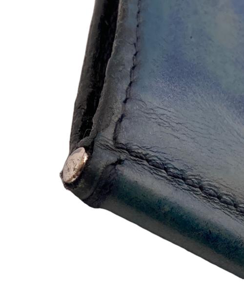 Berluti（ベルルッティ）Berluti (ベルルッティ) カリグラフィマネークリップ付きウオレット ブルーの古着・服飾アイテム