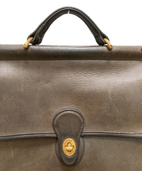 COACH（コーチ）COACH (コーチ) ウィリス ヴィンテージレザーショルダーバッグ ブラックの古着・服飾アイテム