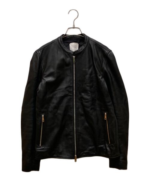 UNITED TOKYO（ユナイテッドトーキョー）UNITED TOKYO (ユナイテッドトーキョー) ラムレザーシングルライダースジャケット ブラック サイズ:１の古着・服飾アイテム