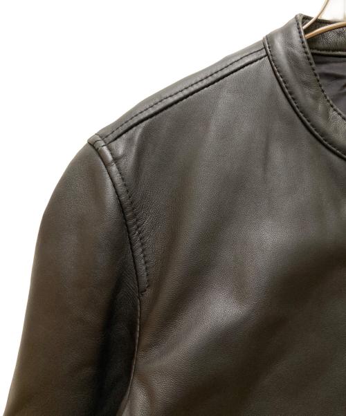 UNITED TOKYO（ユナイテッドトーキョー）UNITED TOKYO (ユナイテッドトーキョー) ラムレザーシングルライダースジャケット ブラック サイズ:１の古着・服飾アイテム