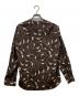 MARNI (マルニ) 総柄ノーカラーシャツ ブラウン サイズ:40：8000円