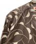 中古・古着 MARNI (マルニ) 総柄ノーカラーシャツ ブラウン サイズ:40：8000円