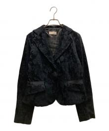 EMPORIO ARMANI（エンポリオ アルマーニ）の古着「ジャガード3Bジャケット」｜ブラック